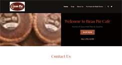 Desktop Screenshot of beanpiecafe.com